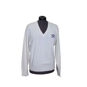 London‎ Fog men's vintage US Truck trucking v-neck pullover sweater L